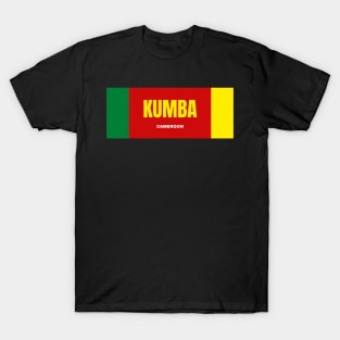 Kumba City in Cameroon Flag Colors T-Shirt